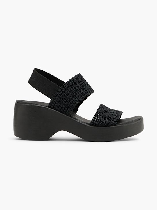 Skechers Sandał na obcasie Czarny 128409 1
