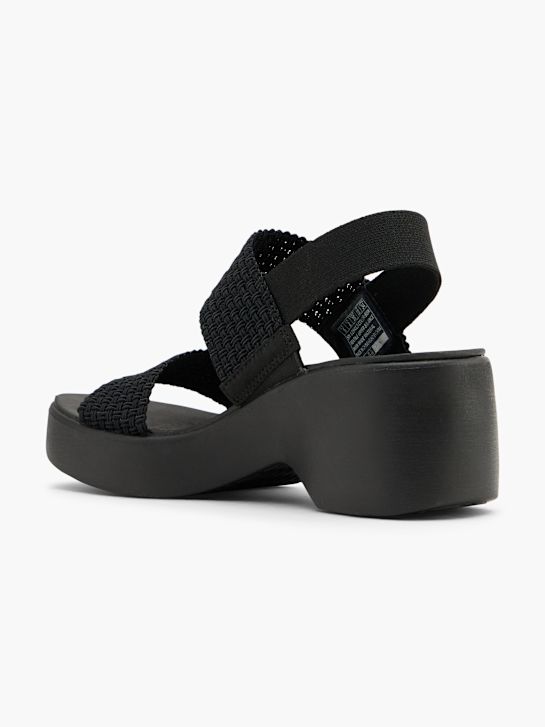 Skechers Sandał na obcasie Czarny 128409 3