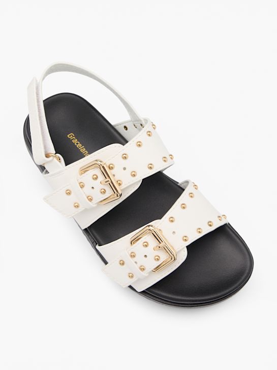 Graceland Sandal White 128254 2