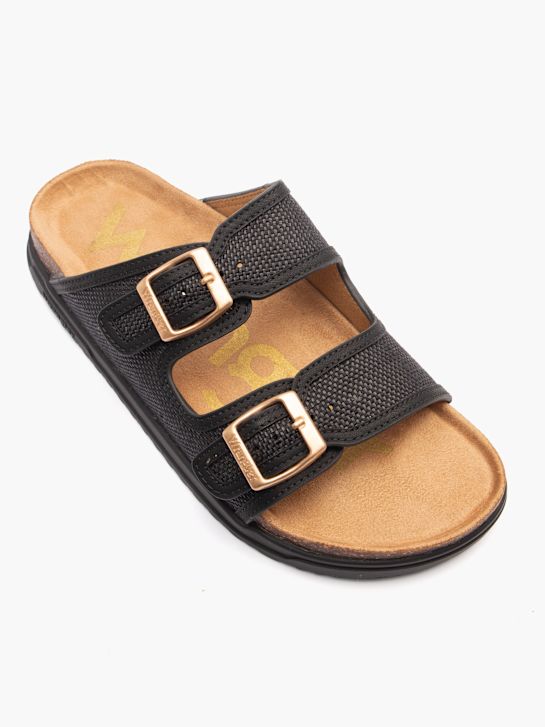 Wrangler Footbed sandal Black 128692 2