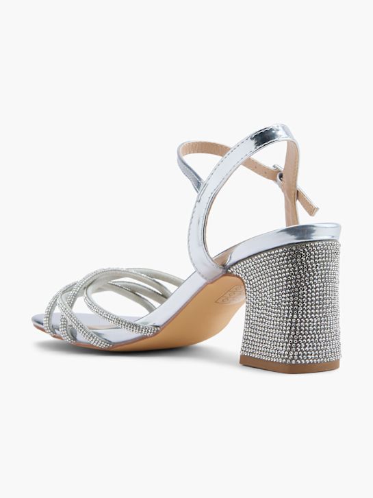 Truffle Heeled sandal Silver 129260 3