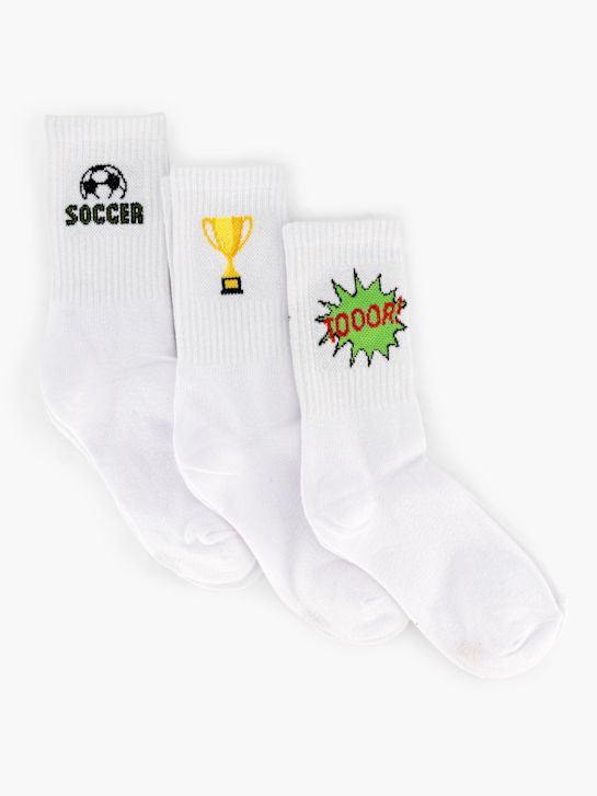 Cosy Nature Socken Weiß 129283 5