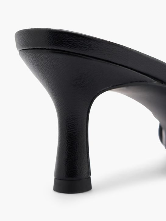 Catwalk Ciabatta aperta dietro Nero 129517 6