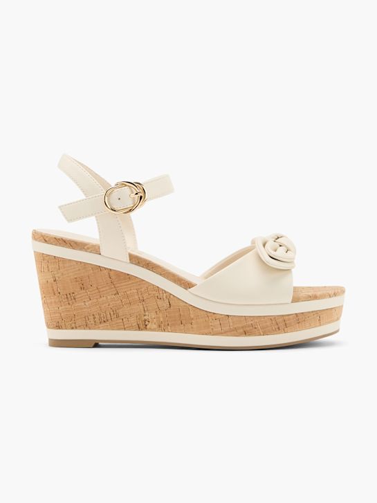 Graceland Heeled sandal Beige 129587 1