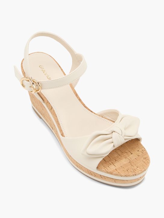 Graceland Heeled sandal Beige 129587 2