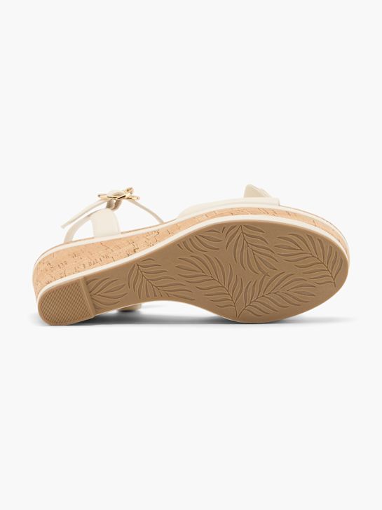 Graceland Heeled sandal Beige 129587 4