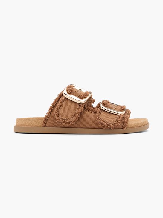 Catwalk Tieffuß Pantolette Braun 131462 1