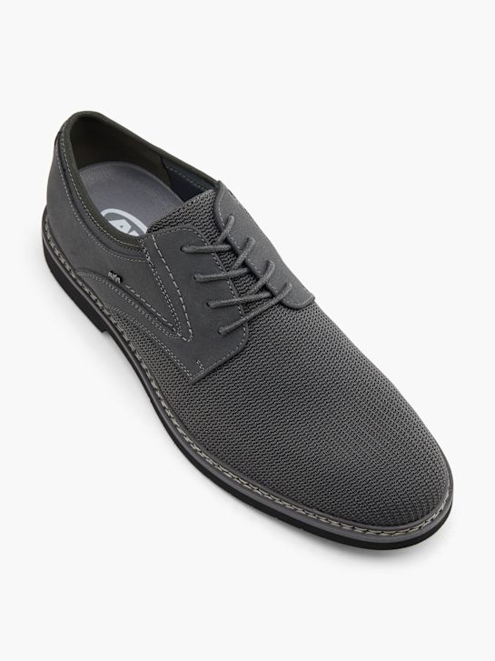 AM SHOE Poslovni čevlji Siva 131629 2