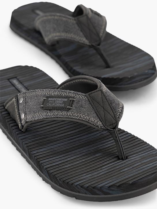 Skechers Tongs Noir 134371 5