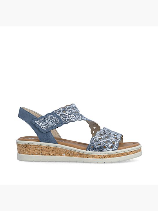 Rieker Heeled sandal Blue 134565 1