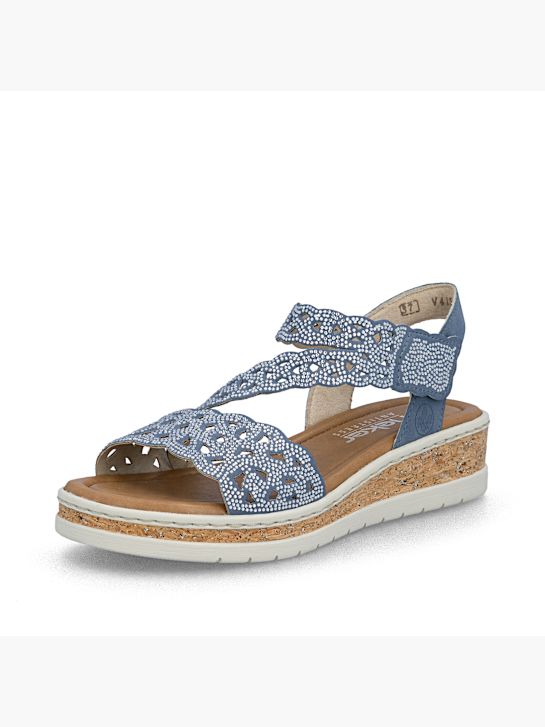 Rieker Heeled sandal Blue 134565 2