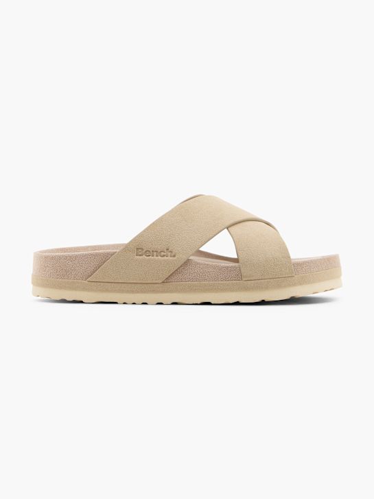 Bench Flache Pantolette Taupe 134640 1