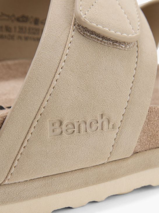 Bench Footbed sandal Taupe 134643 5