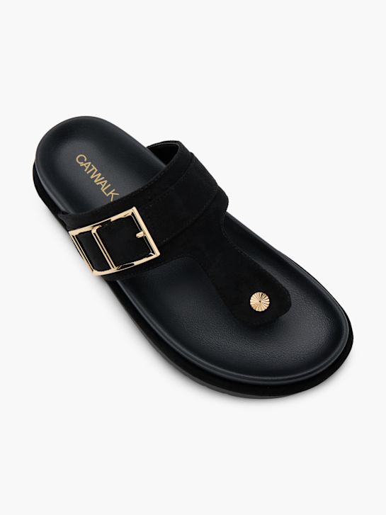 Catwalk Footbed sandal Black 134691 2