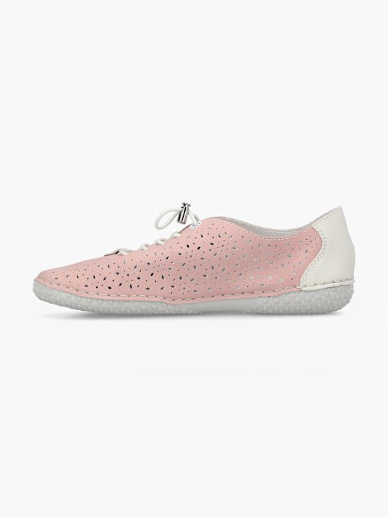 Rieker Low shoe light pink 134711 3