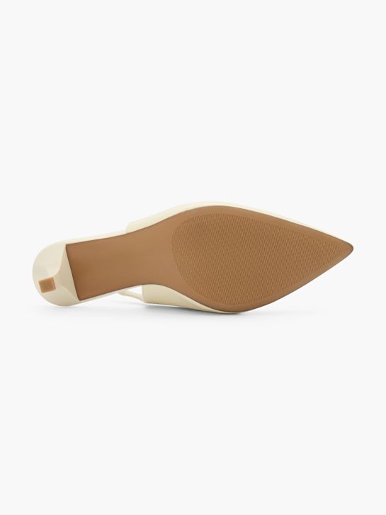 Catwalk Slingback heel Cream 134988 4