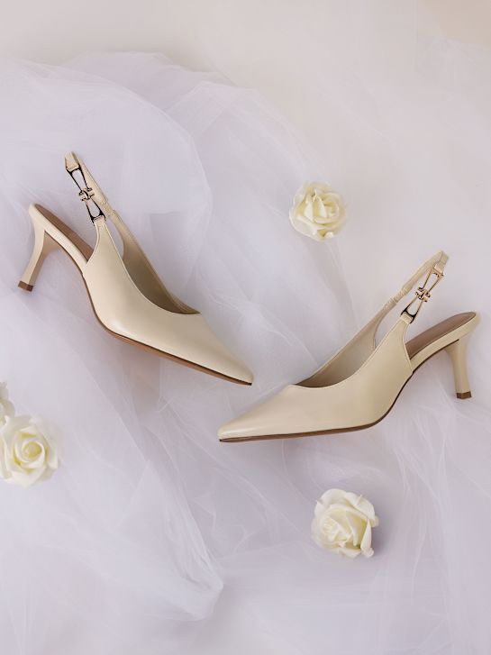 Catwalk Slingback heel Cream 134988 7