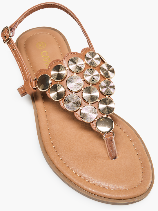 Catwalk Parmak Arası Sandalet Kahverengi 135001 2