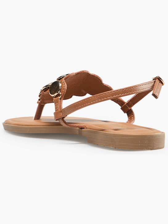 Catwalk Parmak Arası Sandalet Kahverengi 135001 3