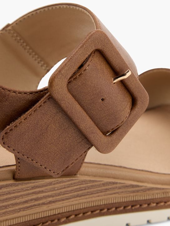 Easy Street Højhælet sandal Cognac 135238 5