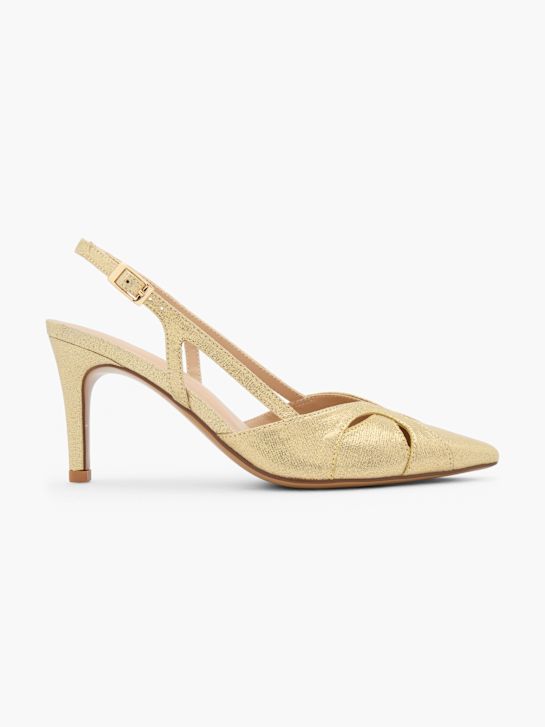 Catwalk Slingback salonke Zlatna 135327 1