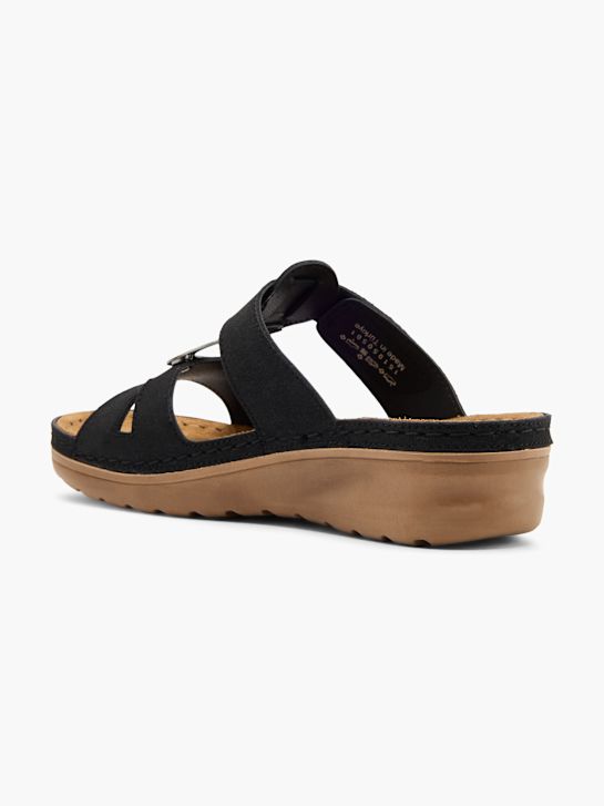 Easy Street Tieffuß Pantolette Schwarz 135377 3