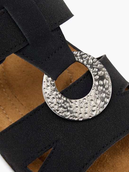 Easy Street Tieffuß Pantolette Schwarz 135377 5