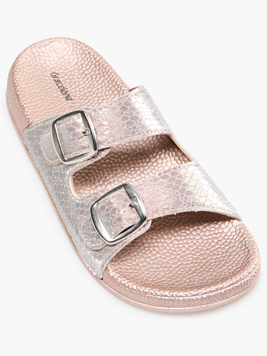 Graceland Terlik Metalik Pembe 137756 2
