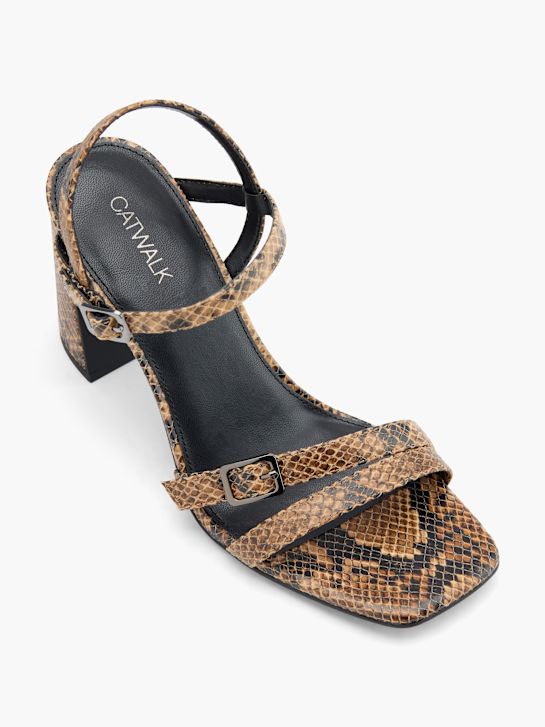 Catwalk Högklackad sandal Brun 137851 2