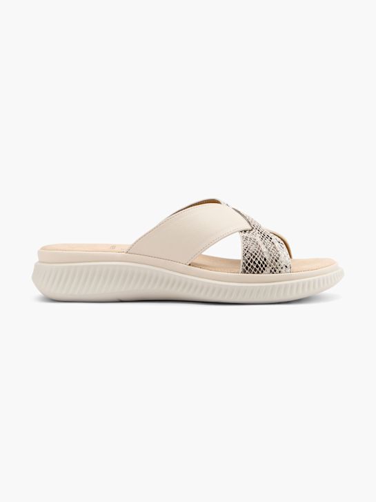Easy Street Flache Pantolette Beige 138032 1