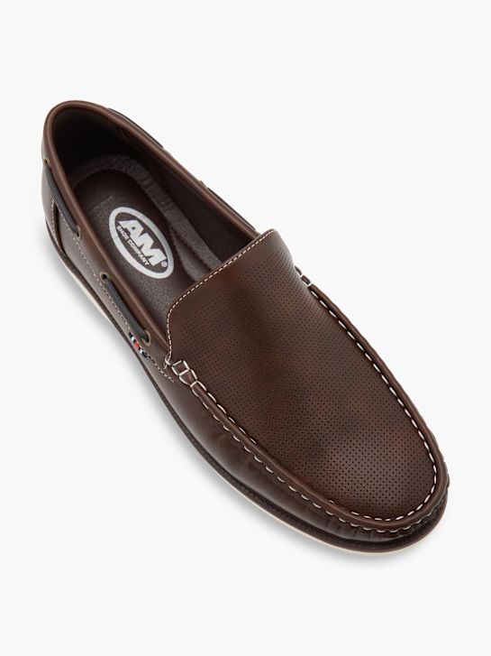 AM SHOE Moccasin Brown 138061 2