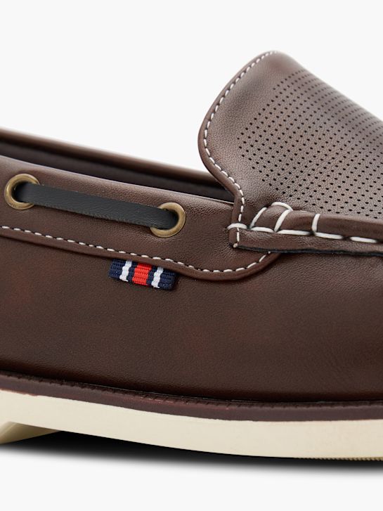 AM SHOE Moccasin Brown 138061 5