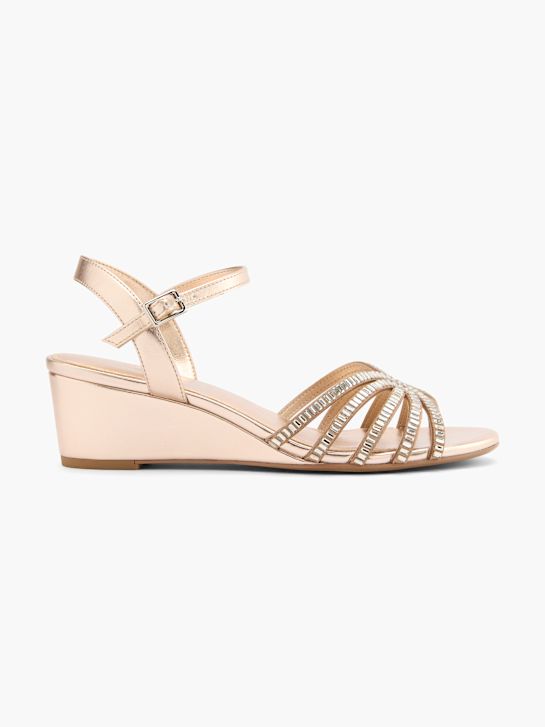 Graceland Heeled sandal Rose gold 138071 1