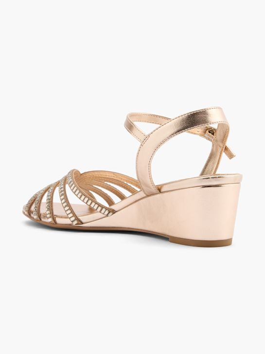 Graceland Heeled sandal Rose gold 138071 3