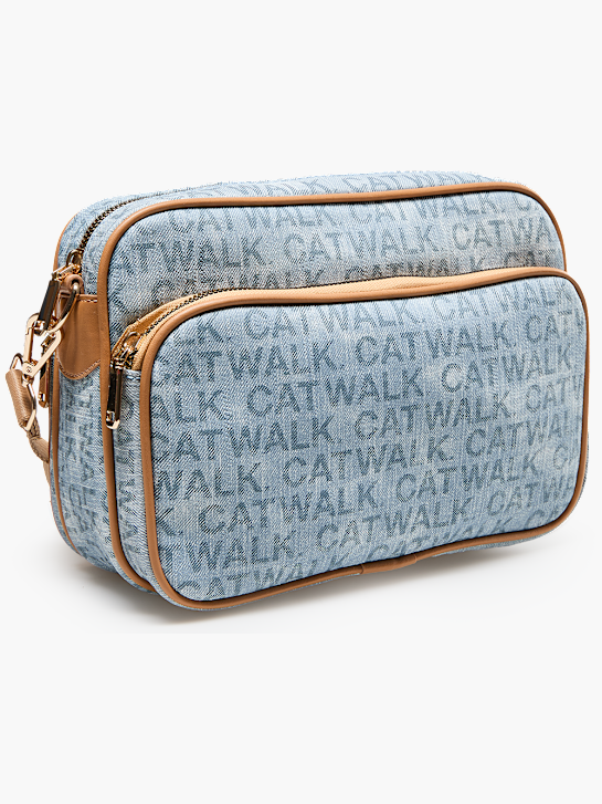 Catwalk Omuz Çantası Denim 138254 2
