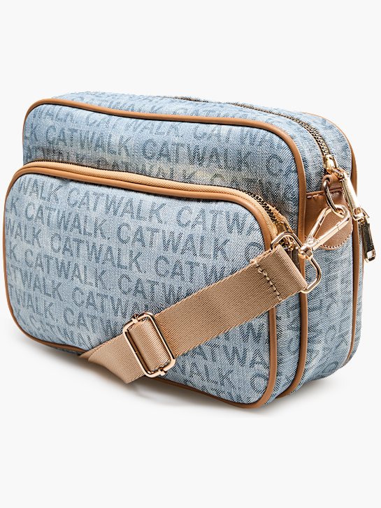 Catwalk Omuz Çantası Denim 138254 3