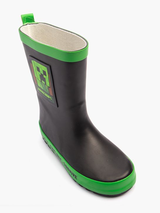 Minecraft Wellies Black 138435 2