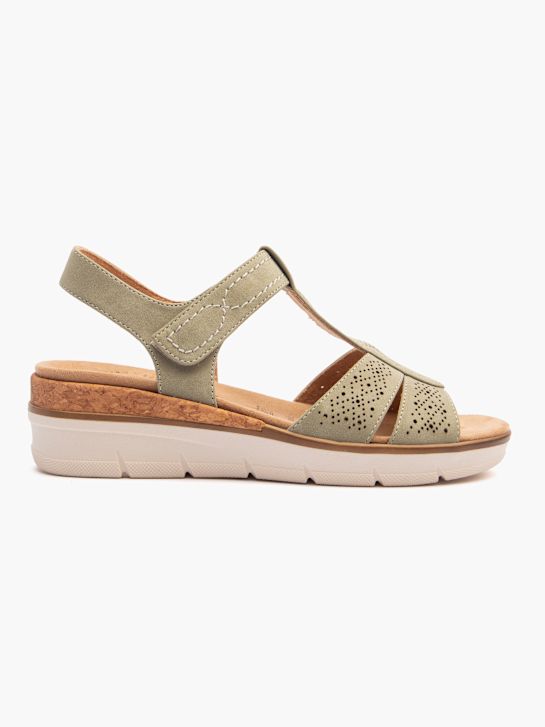 Relife Heeled sandal Olive 138738 1