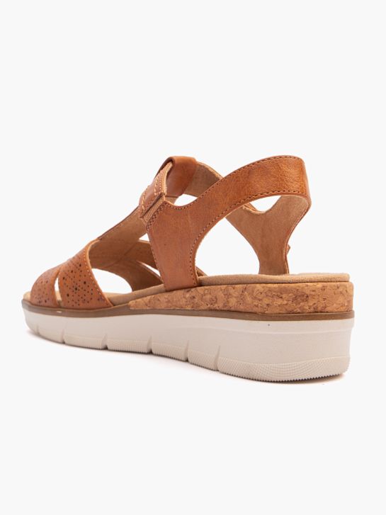 Relife Heeled sandal Cognac 138745 3