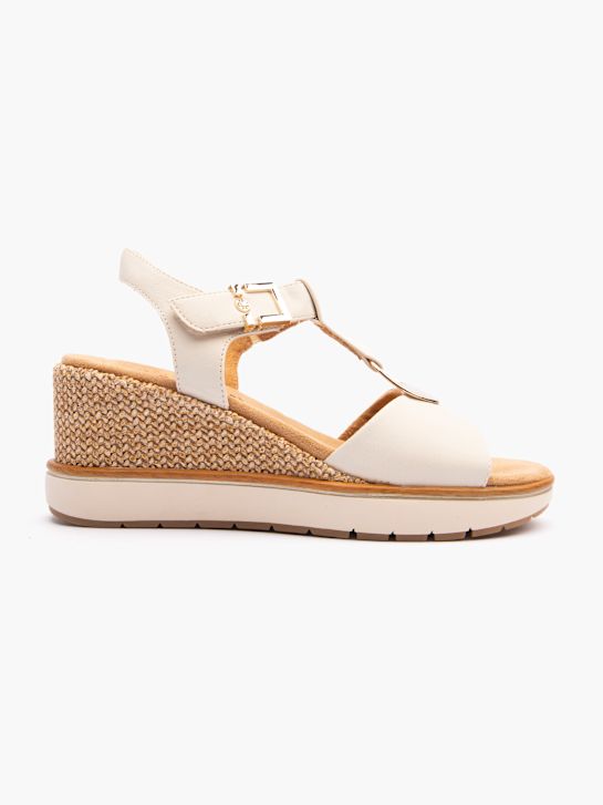 Relife Heeled sandal Cream 138748 1