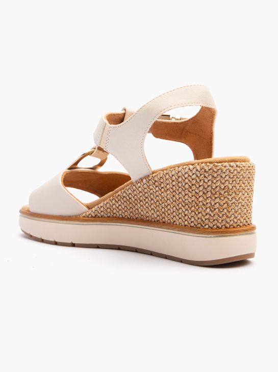 Relife Heeled sandal Cream 138748 3