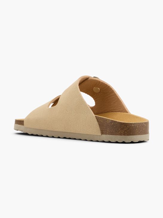 Graceland Tieffuß Pantolette Beige 138770 3