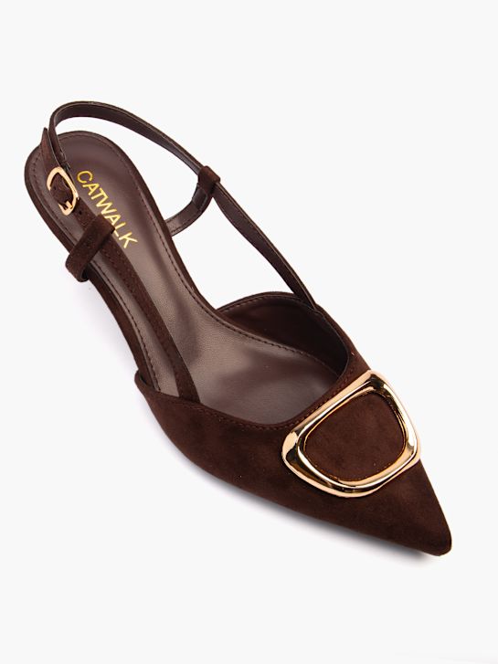 Catwalk Slingback heel Brown 138958 2