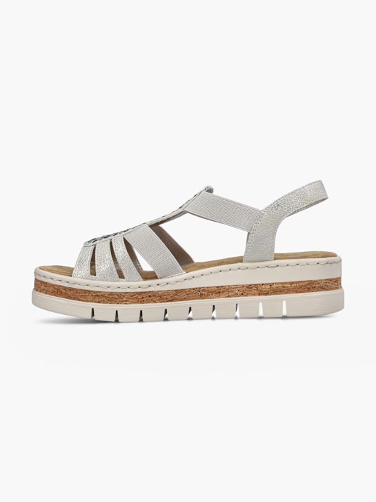 Rieker Sandalette Silber 139212 3