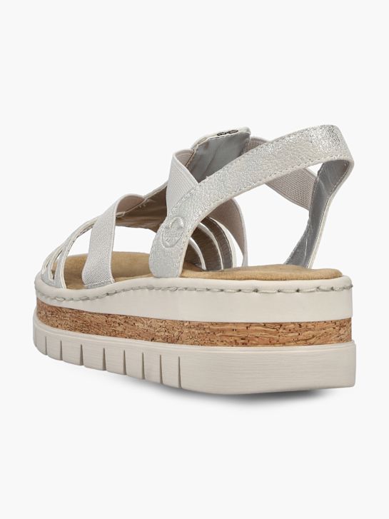 Rieker Sandalette Silber 139212 5