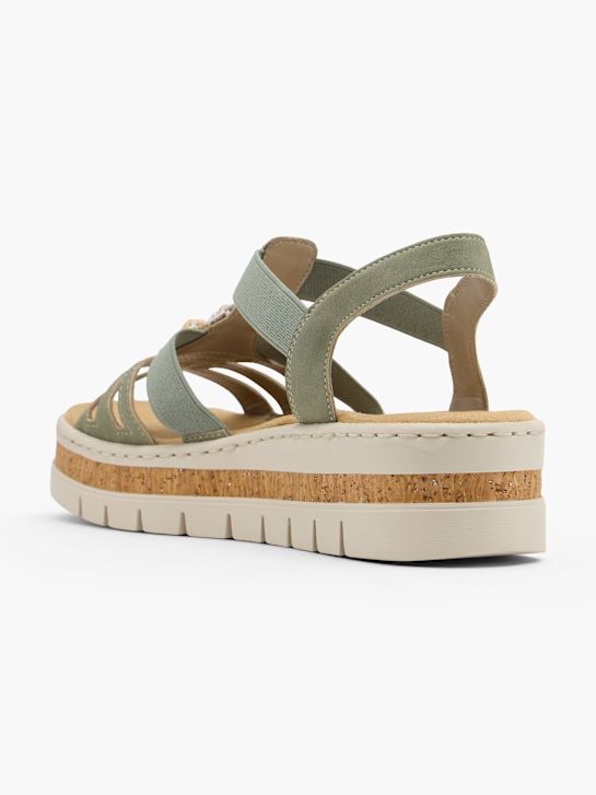 Rieker Sandales à talons Gris 139211 3
