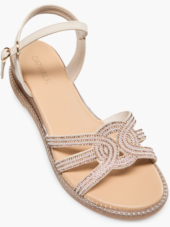 Catwalk Sandal Krem 139880 2