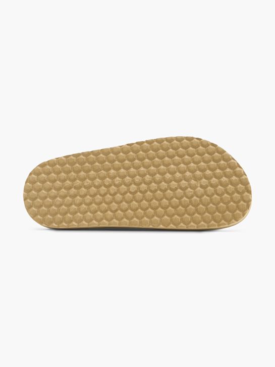 Graceland Tieffuß Pantolette Khaki 139927 4