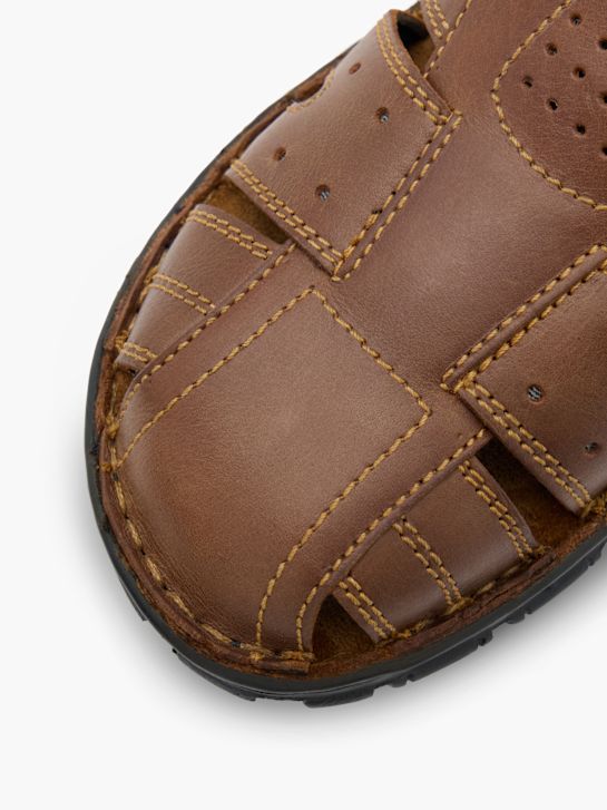 AM SHOE Sandal Brown 140266 5