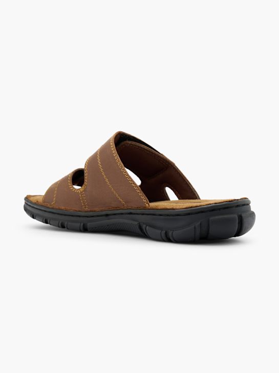 AM SHOE Footbed sandal Brown 140264 3